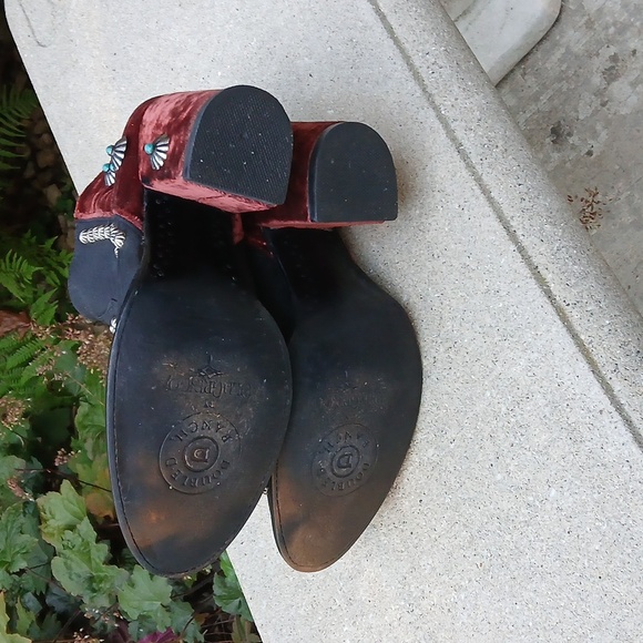 Double D by Old Gringo Tahoma Black Wine Sz 9 - Picture 9 of 16